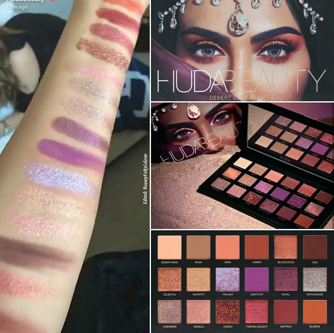 Huda Beauty Desert Dusk far paleti incelemesi Huda Beauty Desert Dusk far paleti incelemesi